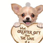 Colgante de llavero acrílico Love Dog