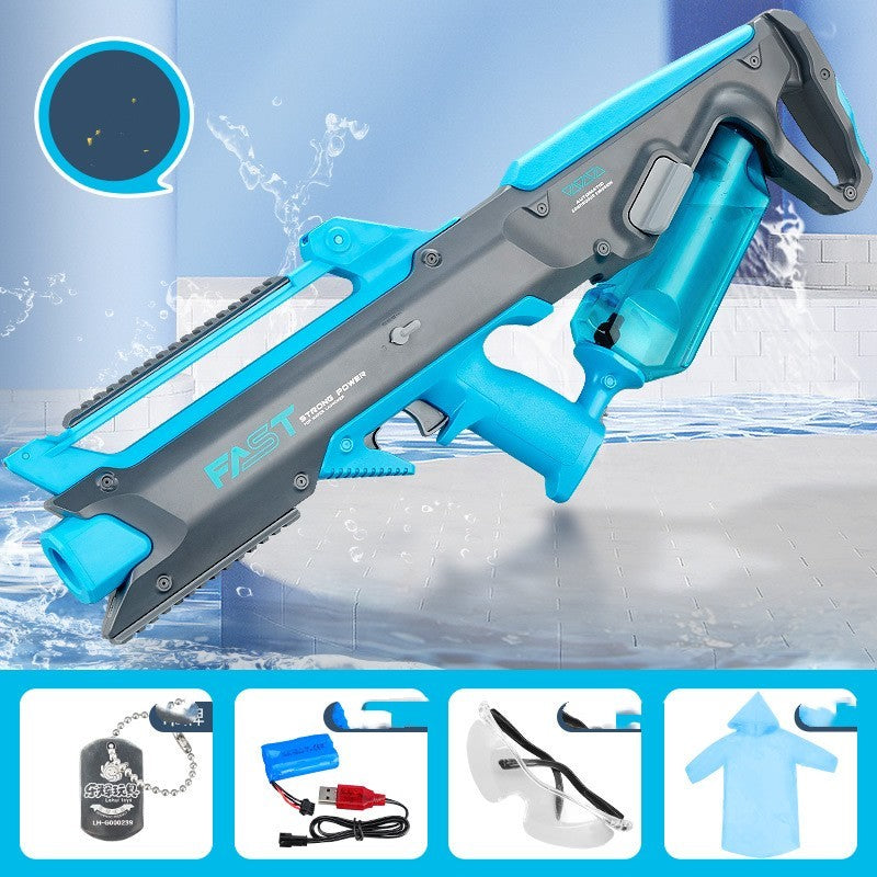 Pistolet à eau électrique continu pour pulvérisation d'eau pour enfants