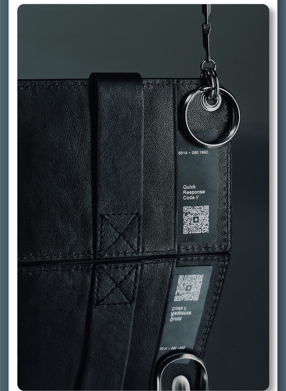 Porte-cartes porte-clés de voiture combiné