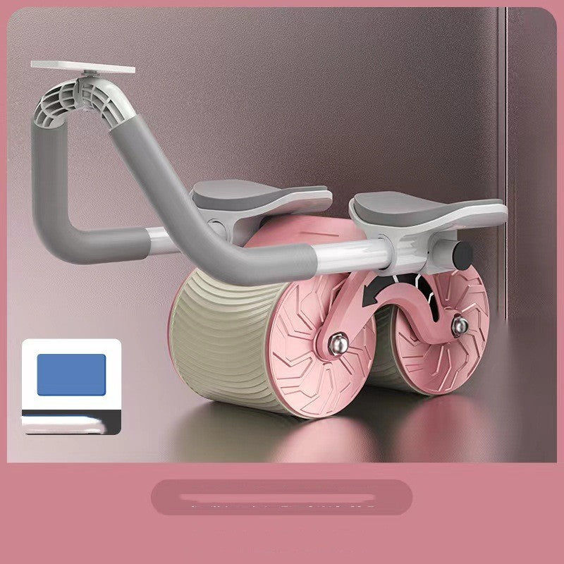 Rueda Abdominal de rebote automático, rodillo AB, rueda Abdominal, soporte para codo, hombres y mujeres, equipo de Fitness para adelgazar el vientre