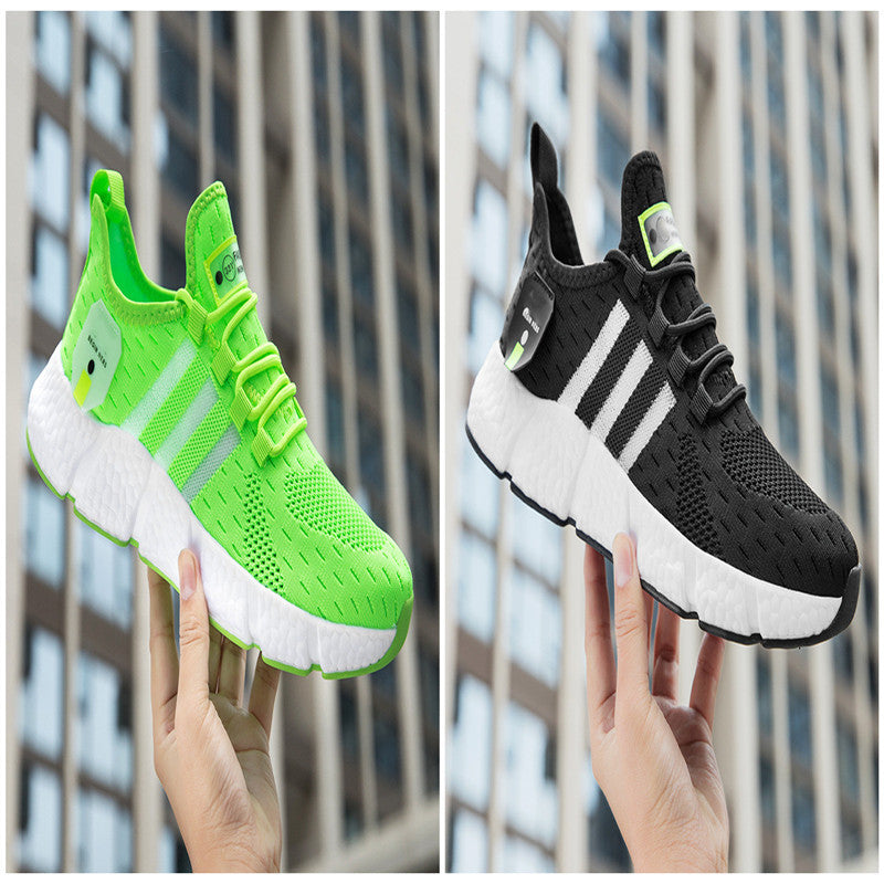 Zapatos deportivos transpirables tejidos con mosca de ocio