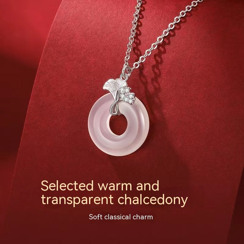 Peace Buckle S925 Silver Necklace