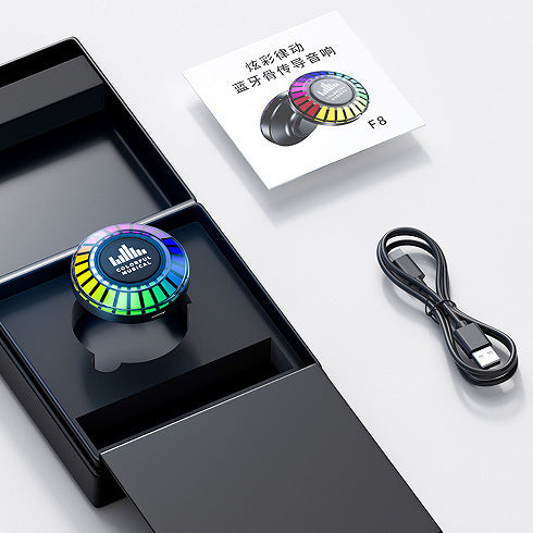 Lumière d'ambiance LED Rgb pour aromathérapie dans la voiture, capteur de couleur magique, lumière intelligente à commande vocale, lumière de rythme musical