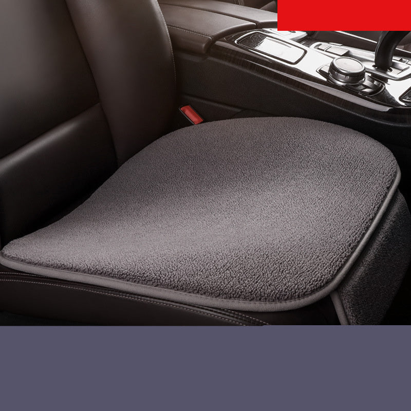 Coussin de siège de voiture en peluche polaire, coussin de siège d'hiver sans dossier, pièce unique