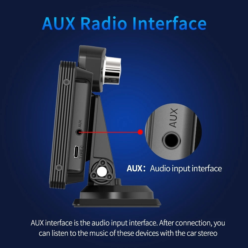 Écran intelligent avant et arrière, double enregistrement, 1080P, Streaming multimédia, Projection de téléphone portable, enregistreur Carplay