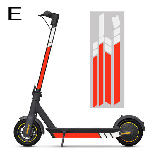 Adhesivo Reflectante Max G30 Para Scooter Nº 9