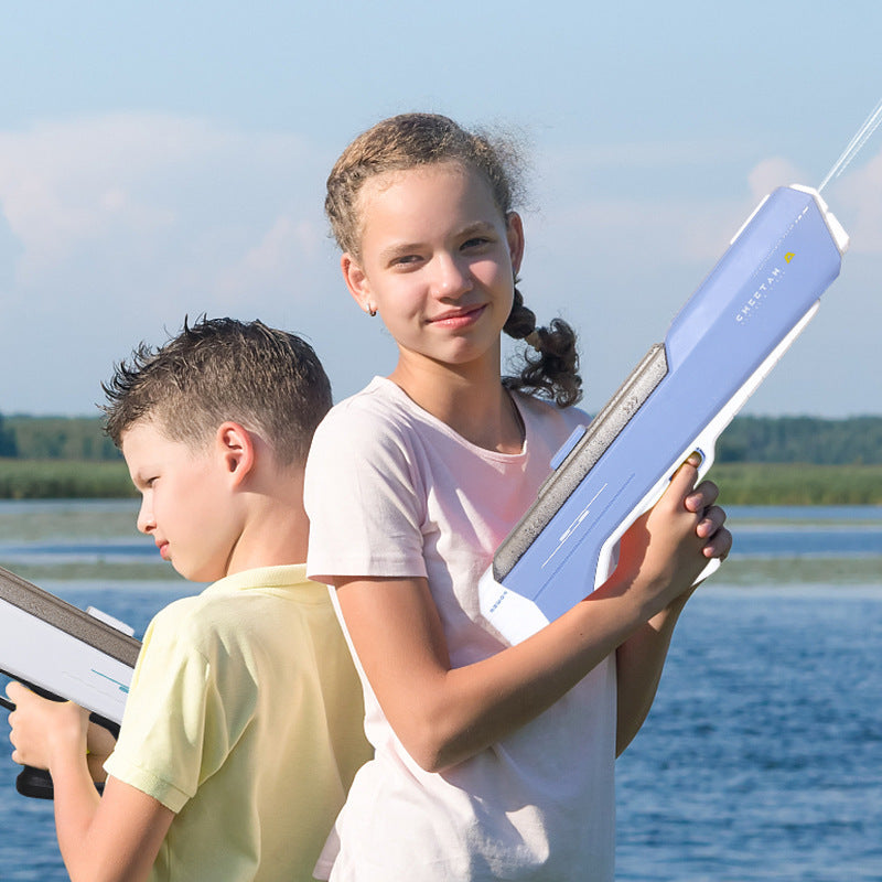 Pistolet à eau entièrement électrique, jouet de piscine, jouets pour adultes, jeux de plein air, pistolet à eau à haute pression, jouets d'été pour enfants