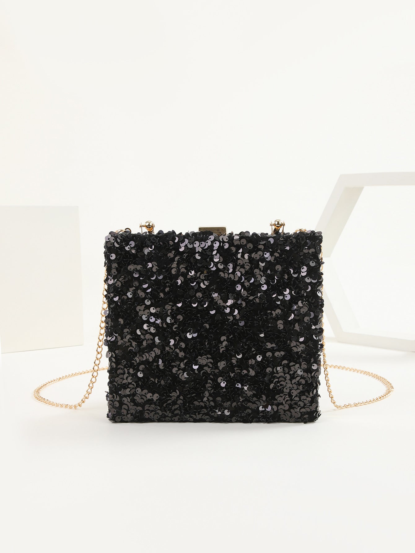 Sac de dîner à main pour femmes, paillettes colorées