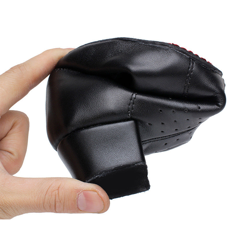 Los zapatos de baile latino de dos suelas de cuero suave para hombres son cómodos