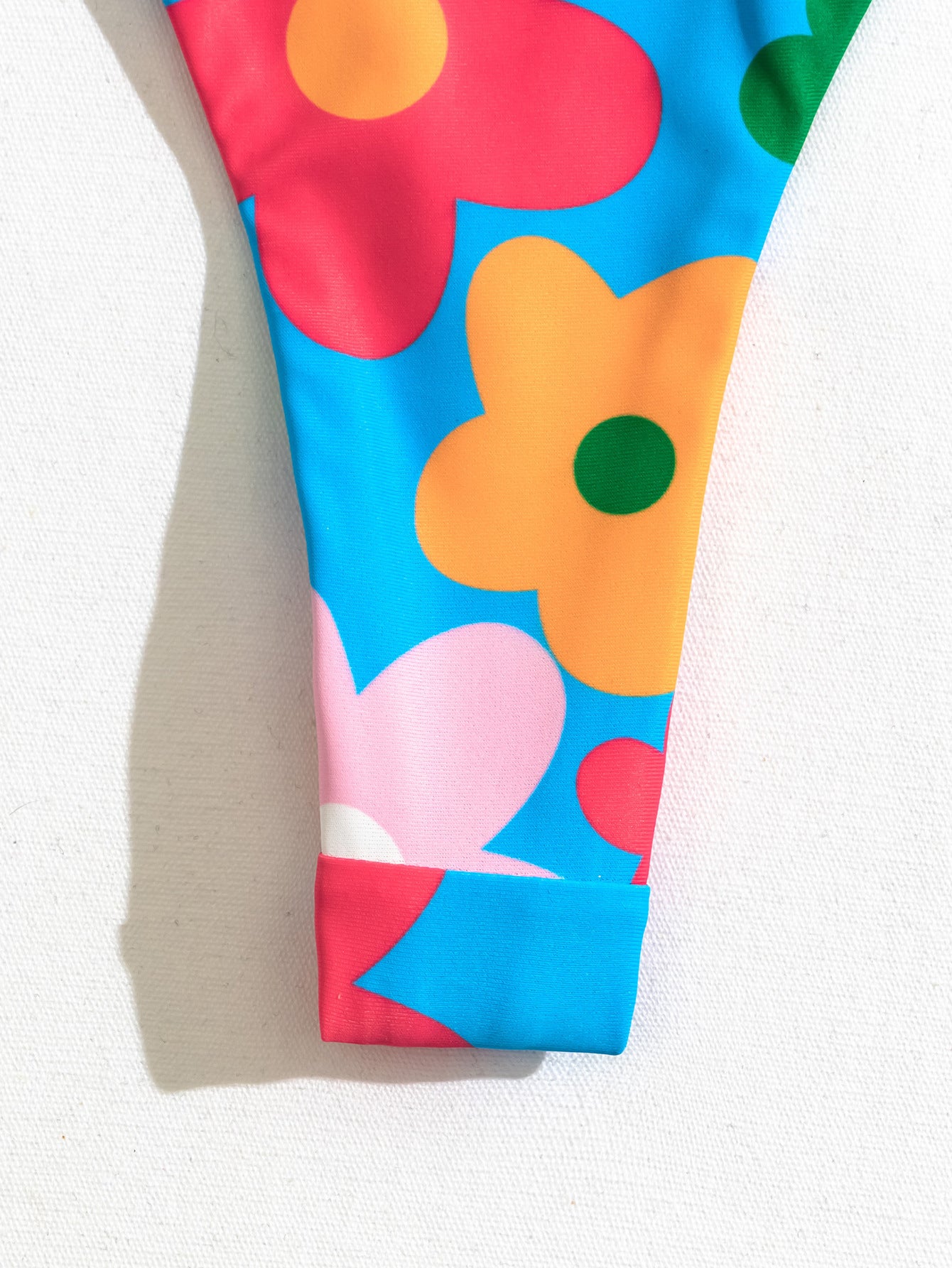 Bikini dividido con estampado de personalidad de moda para mujer