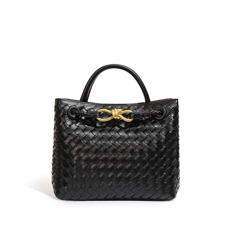 Sac messager à bandoulière tissé à la main pour femmes, personnalité gracieuse, Simple