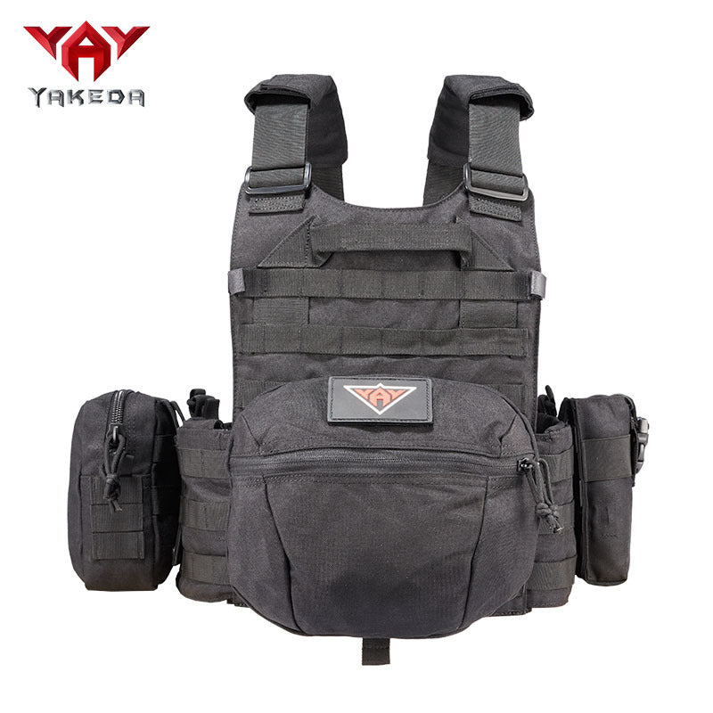 Chaleco táctico multifuncional MOLLE ligero CS para adiestramiento al aire libre