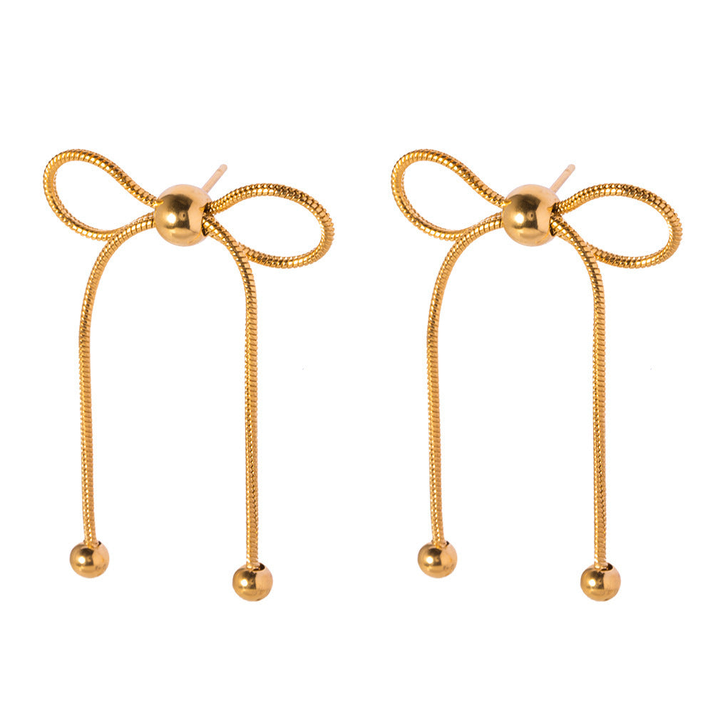 European And American Butterfly Design Sense Bends And Hitches Earrings Niche High Sense