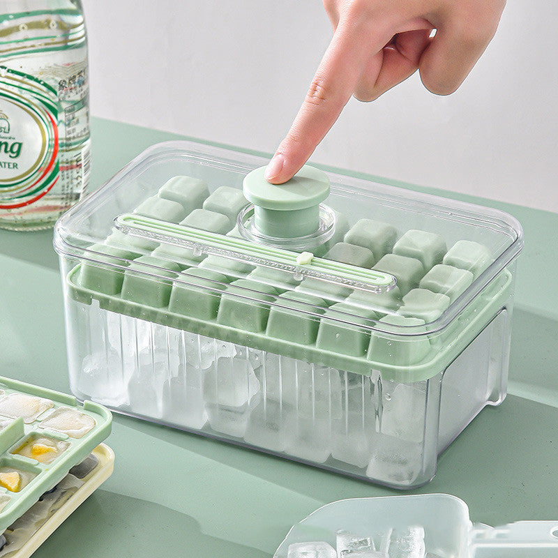 Plateau à glaçons de cuisine, Type presse, machine à boules de glace, presse rapide, moule à glace en Silicone de qualité alimentaire, seau pour whisky, café glacé