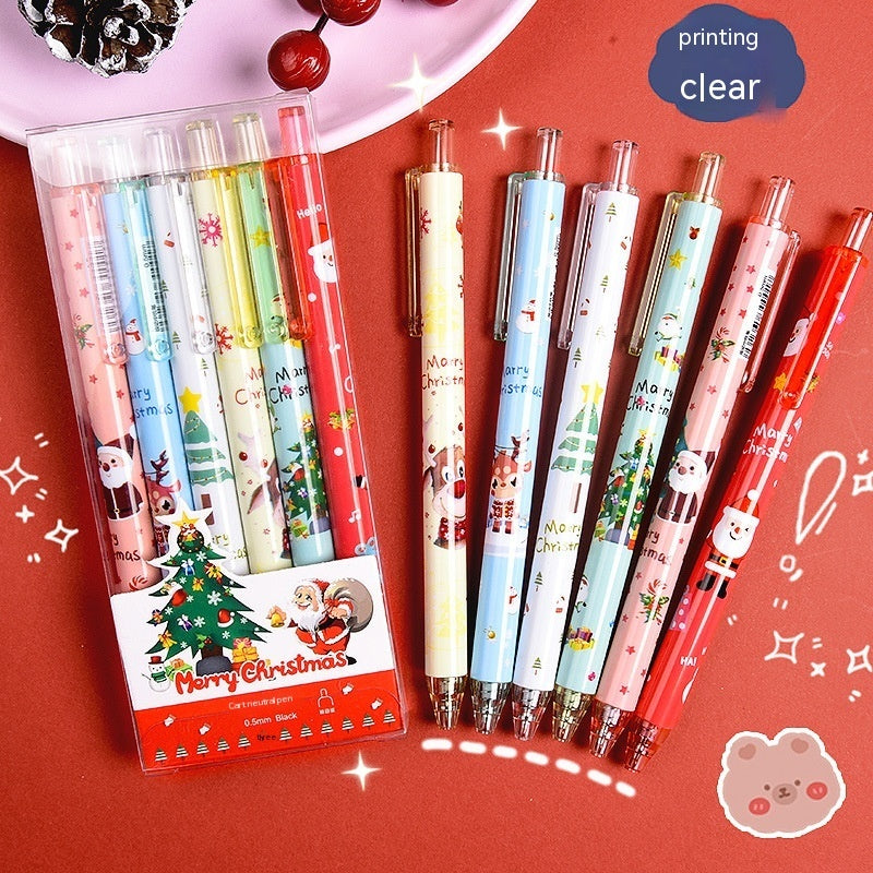 Stylo Gel à pression pour cadeau de récompense de noël, stylo à bille, Signature