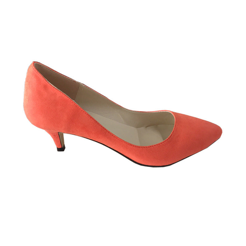 Chaussures fines pointues à talon aiguille pour femmes