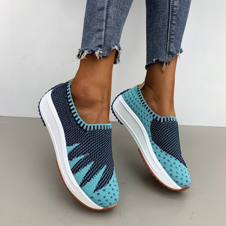 Chaussures respirantes Flyknit Baskets compensées