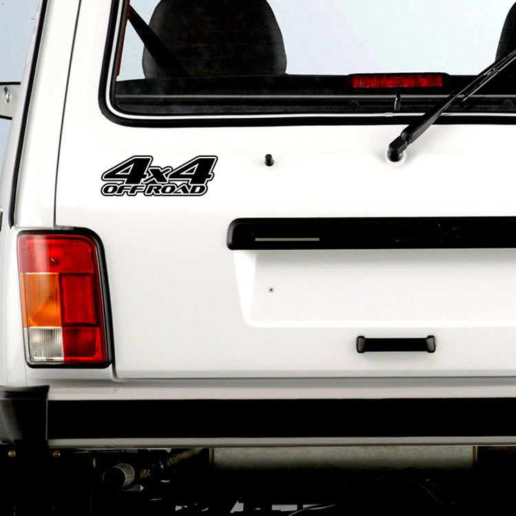 Personality Off-road Bumper Stickers 4 X4 Off Road Car Modification Stickers