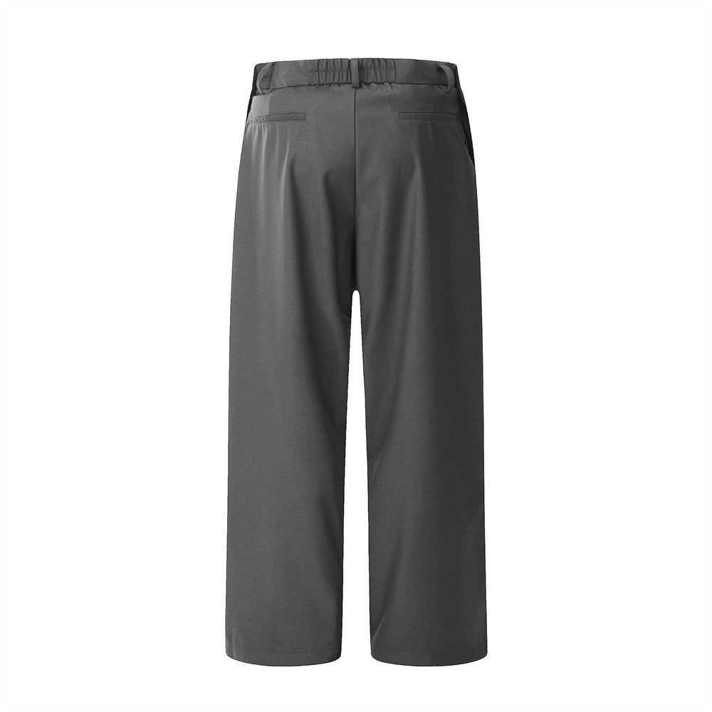 Men's Loose Straight Wide Leg Mop Trousers