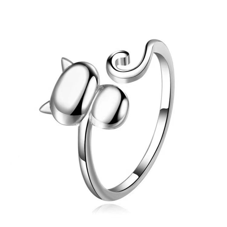 Wire Artifact Knit A Sweater Cat Ring