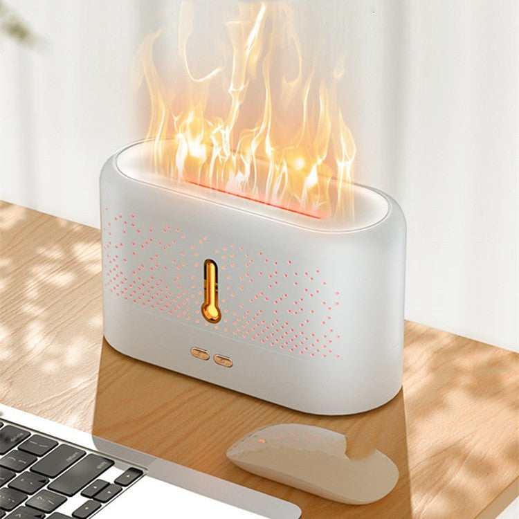 Difusor ultrasónico de aromaterapia - Humidificador de llama doméstico