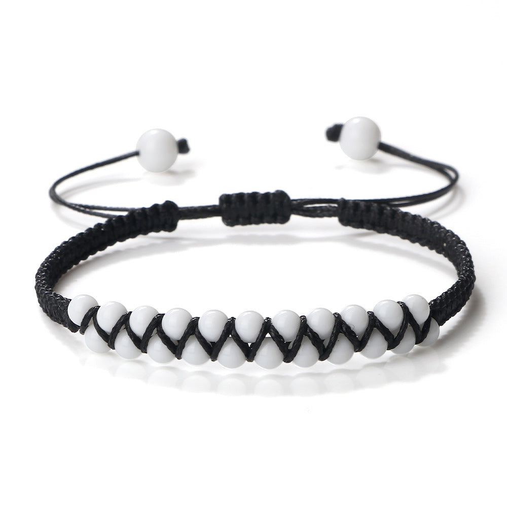 Bohemian Style Fashion Accessories Friendship Rope Bracelet Double Row Beads