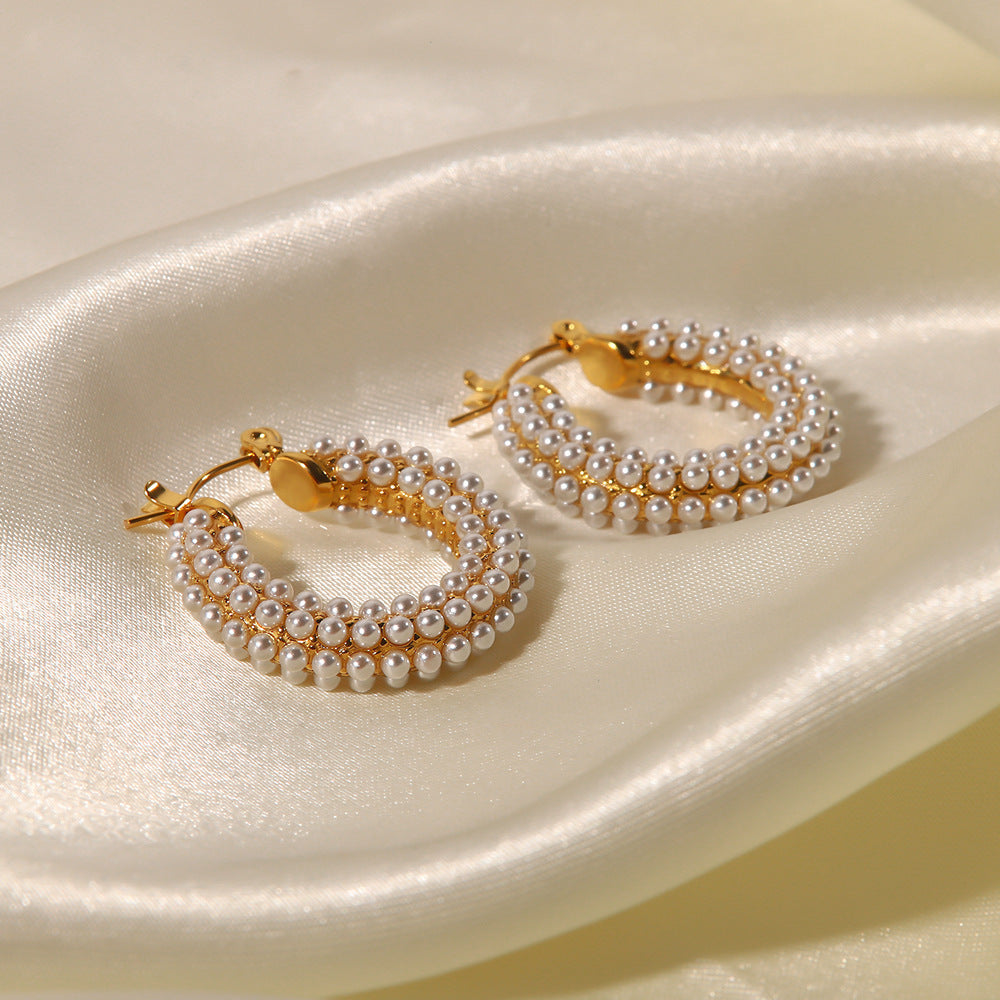Boucles d'oreilles géométriques vintage pour femmes