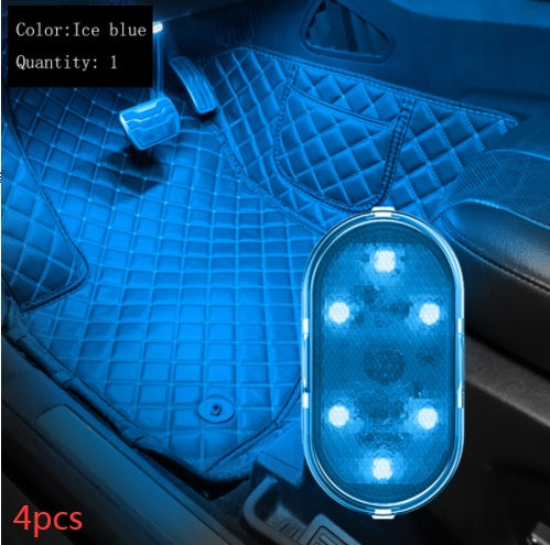 Lampe à capteur tactile sans câblage, libre de coller l'éclairage d'ambiance intégré