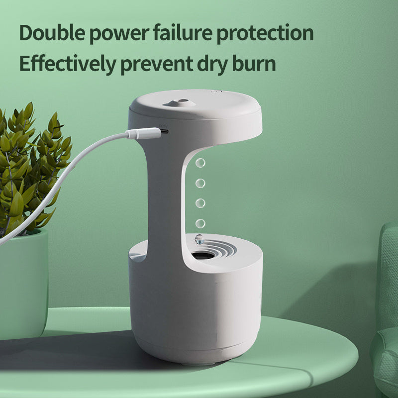 Diffuseur d'arôme de goutte d'eau Anti-gravité, bras unique, nouveau Design, humidificateur d'air Anti-gravité, diffuseur de Yoga, vente en gros