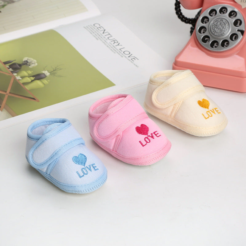Printemps et automne bébé chaussure unique chaussures de marche antidérapantes à semelle souple pour bébé