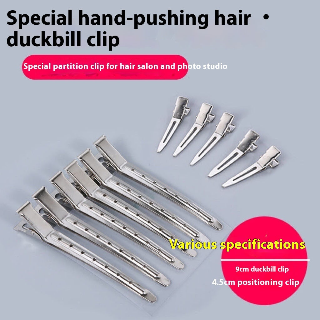 Pinza moldeadora para artista de maquillaje, localización esponjosa de pelo de raíz