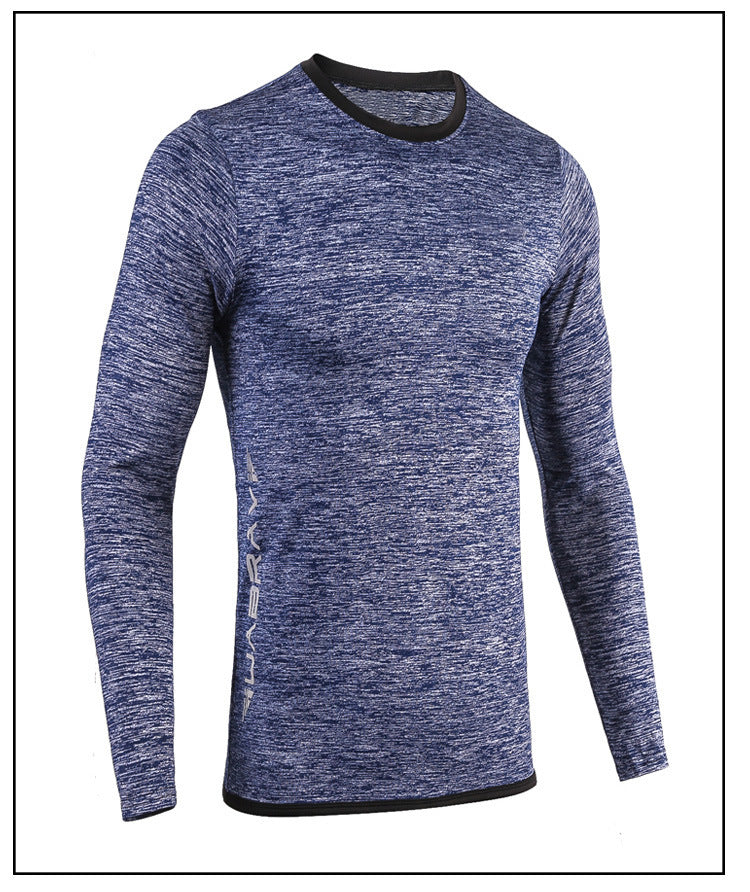 Ventes directes d'usine séchage rapide Sports de plein air vêtements de Fitness vêtements de sport à manches longues basket-ball pour hommes collants de Compression