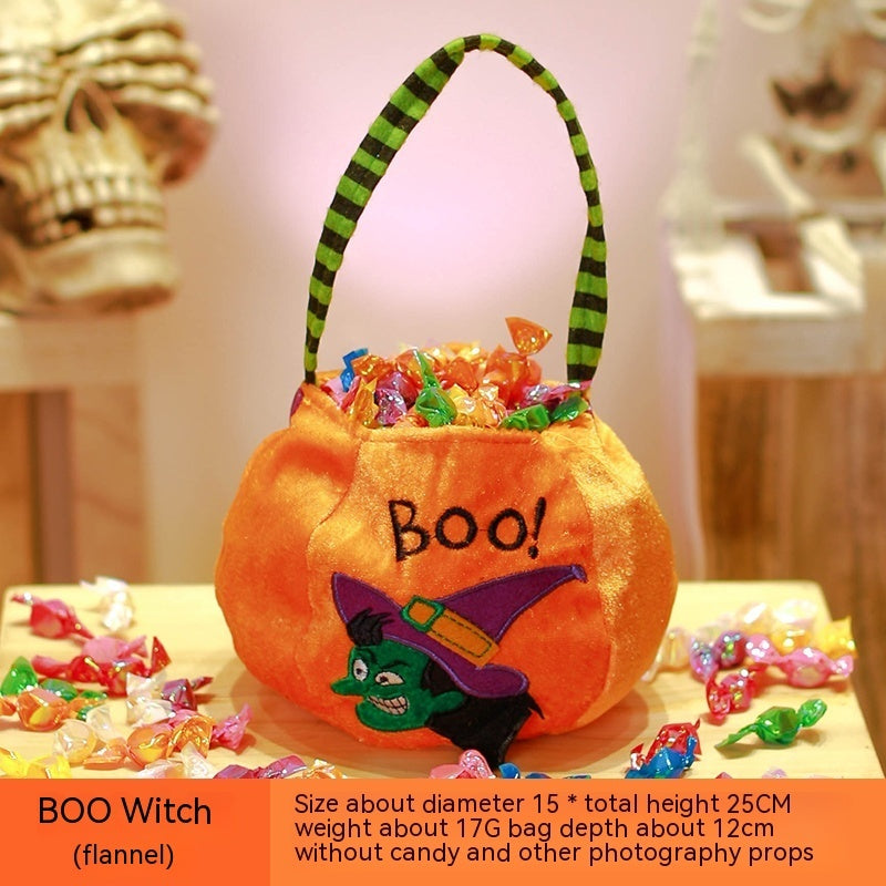 Halloween Pumpkin Bag Portable Children Props
