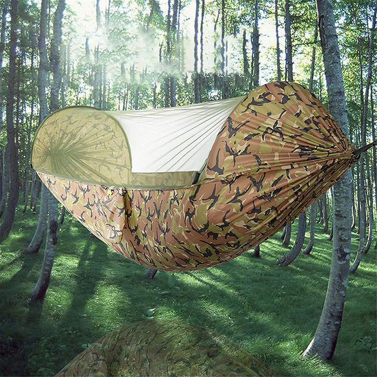 Moustiquaire pour hamac ouvert à vitesse automatique, Camping en plein air