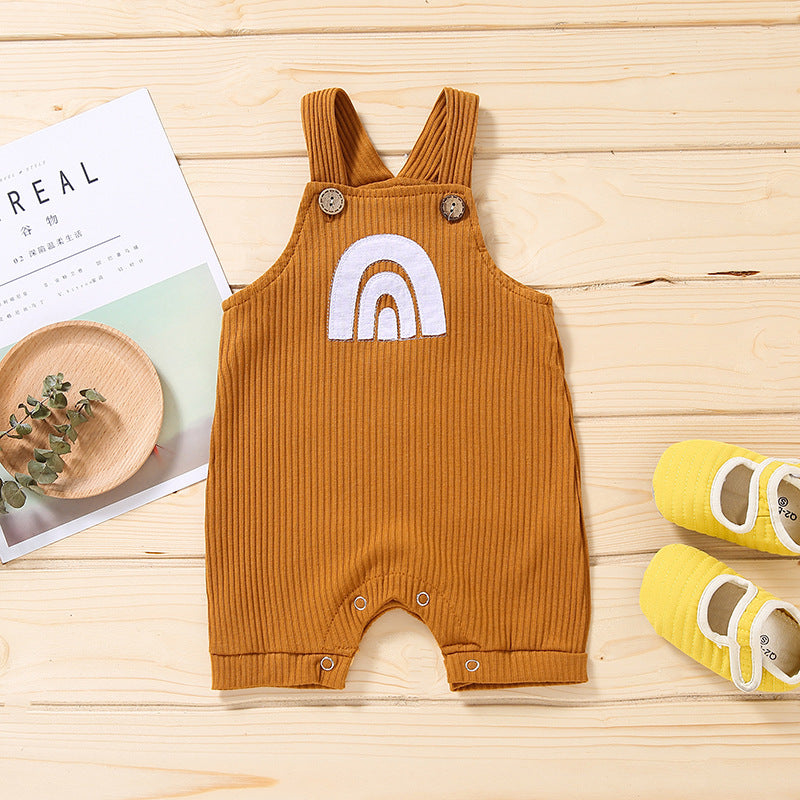 Salopette femme multicolore arc-en-ciel