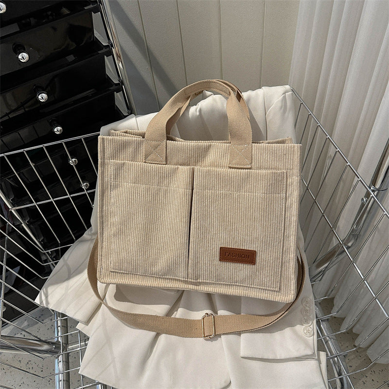 Bolso de hombro de estilo occidental de moda de gran capacidad