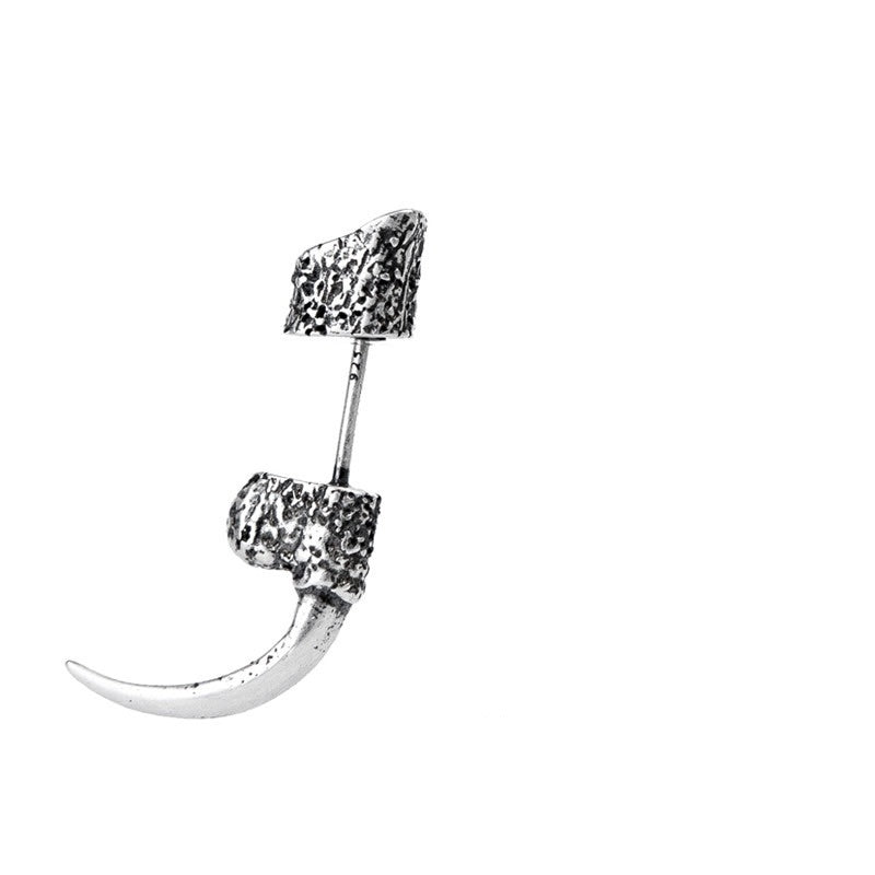 925 Creative Eagle Claw Ear Studs Silver