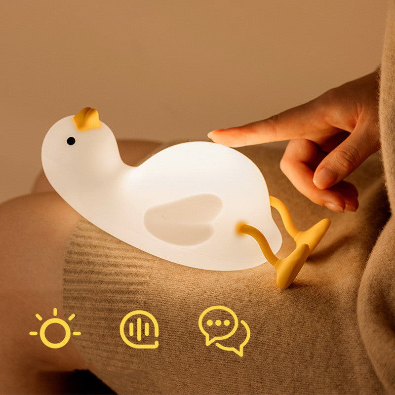 Lampe de canard créative, veilleuse de lecture amusante, lumières Led