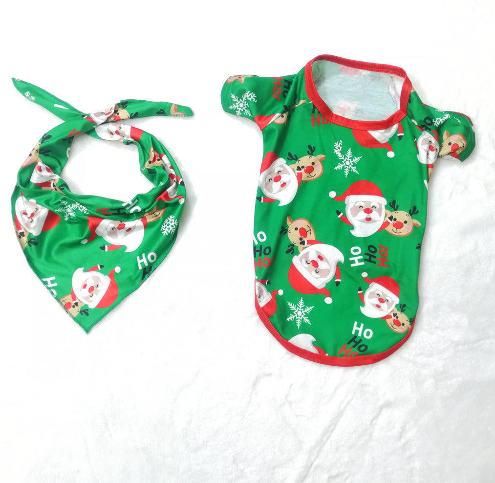 Pyjamas de noël pour la famille, ensembles assortis pour la famille, vêtements de nuit avec haut imprimé du père noël