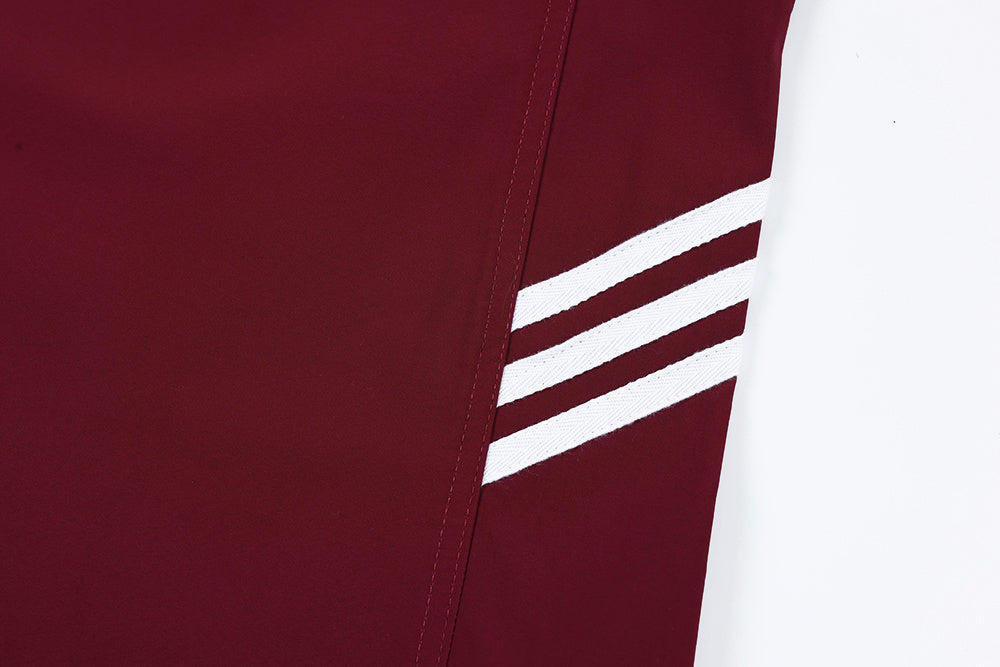 Men's Striped Straight Loose Sports And Leisure Trousers