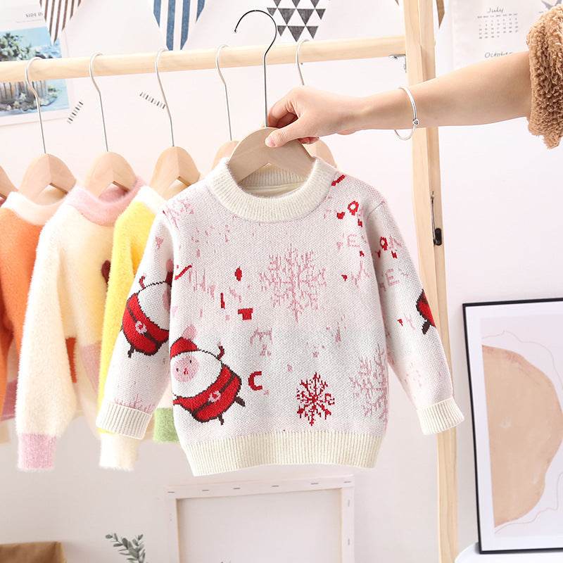 Pull flocon de neige de Noël