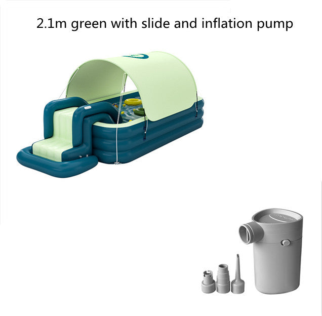 Piscine gonflable automatique pour enfants ombre piscine pour bébé seau de natation piscine pliante pataugeoire piscine à balles gonflable