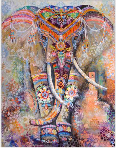 Tapisseries mandala éléphant