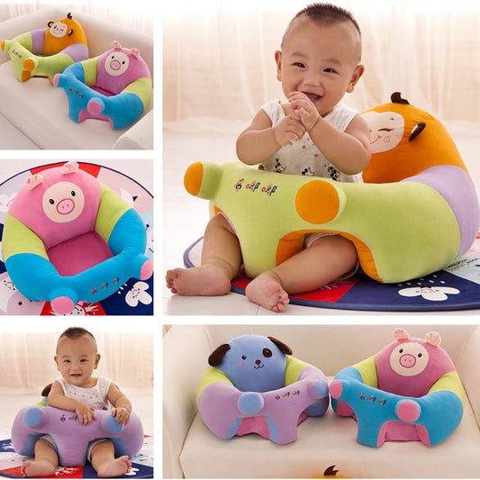 Sièges pour bébés Canapé uniquement Couverture Pas de remplissage Chaise de bébé Enfant en bas âge Nest Puff Enfants Lavable Enfants Sac de haricots Dessin animé Peau Haut de gamme Enfants