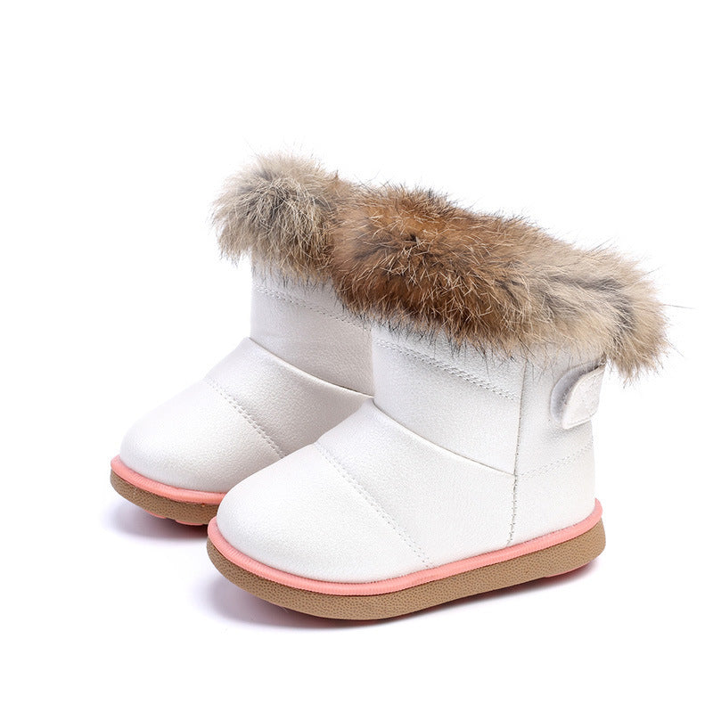Chaussures d'hiver pour enfants, bottes pour filles, bottes de neige