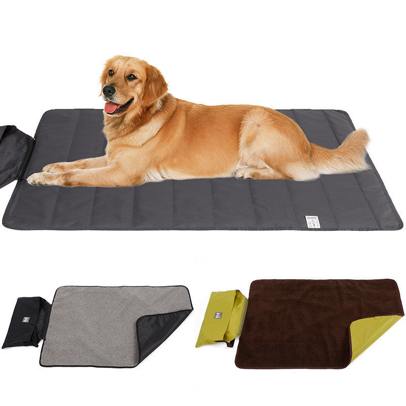 Manta para mascotas al aire libre, almacenamiento plegable, portátil, impermeable, cálido, productos para perros y gatos