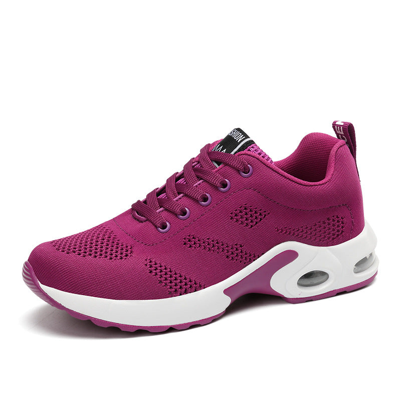 Chaussures de sport en maille pour étudiants, course à pied, pour femmes