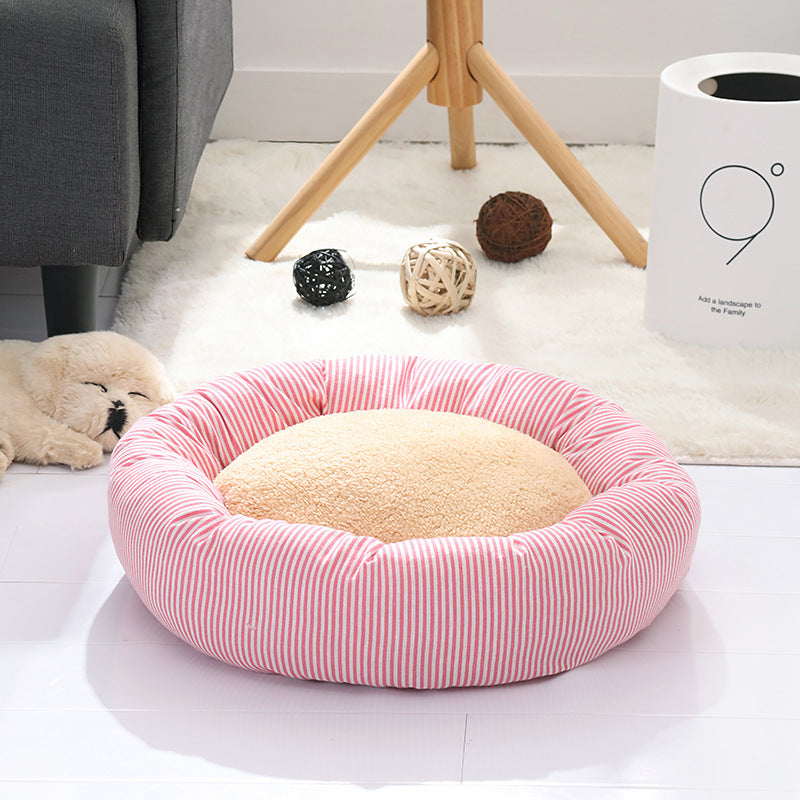 Nid de tarte au lin pour garder les animaux au chaud