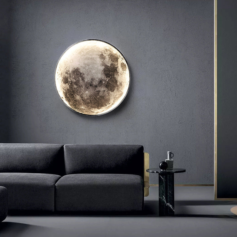Lámpara de pared Moon Lámpara de noche para dormitorio moderna
