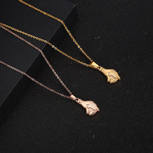 Women's Fashion Casual Hand-held Love Necklace